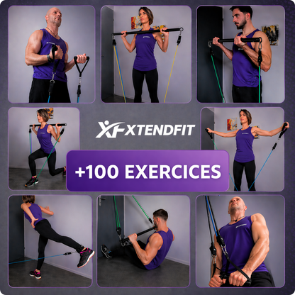 Kit de musculation avec élastiques de résistance