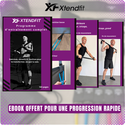 Kit de musculation avec élastiques de résistance