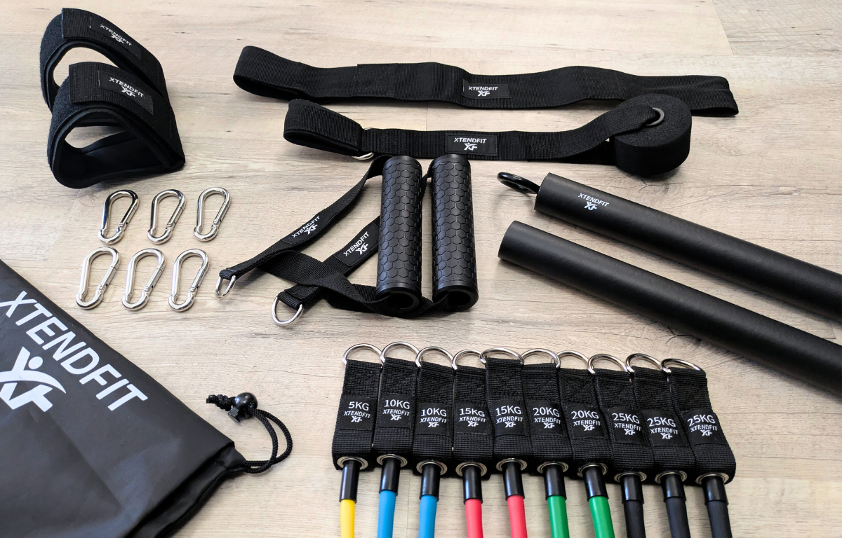 Kit de musculation avec élastiques de résistance – XTENDFIT